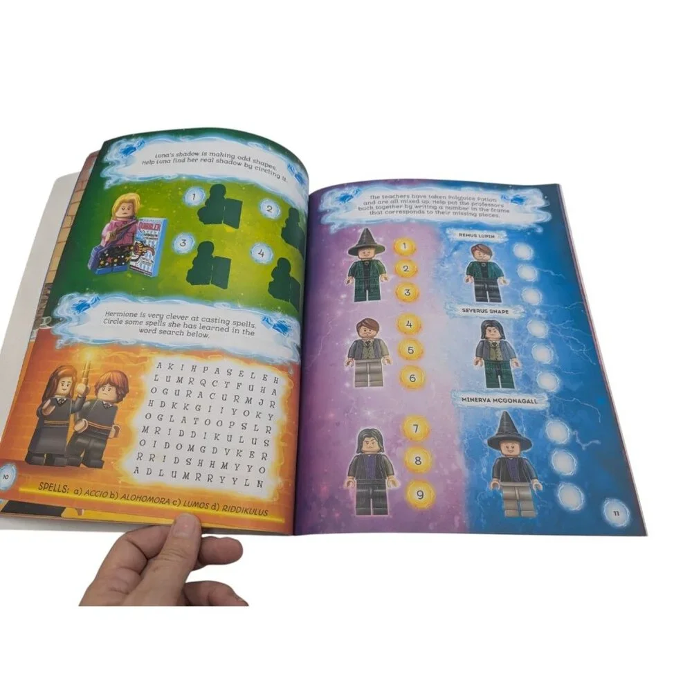 Back to Hogwarts LEGO Harry Potter Activity Book with Minifigure